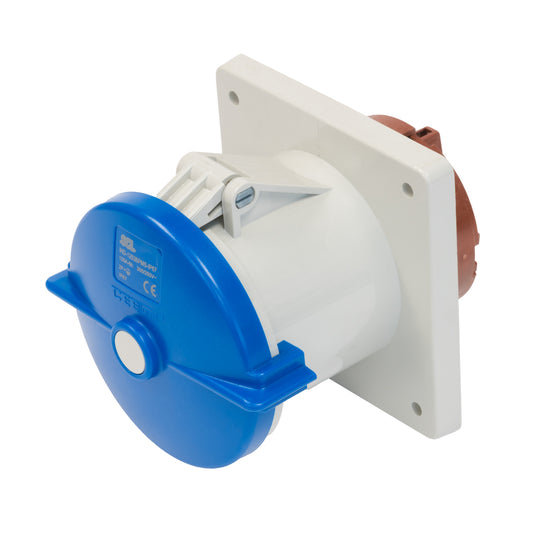 Switchtec IND-1253BPMS-IP67 125A 3P 240V Panel Mount Socket IP67