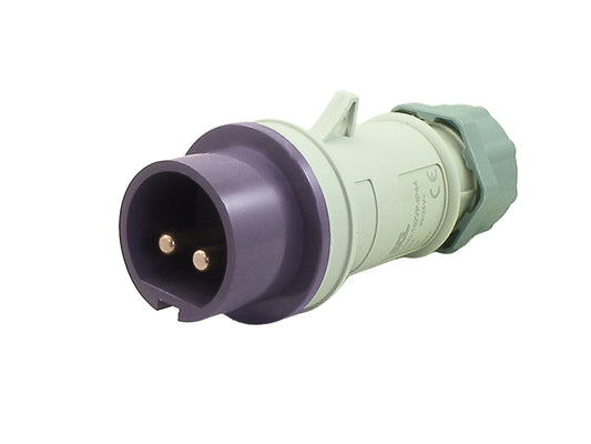 Switchtec IND-162VP-IP44 16A 2P 24V Plug IP44 Violet