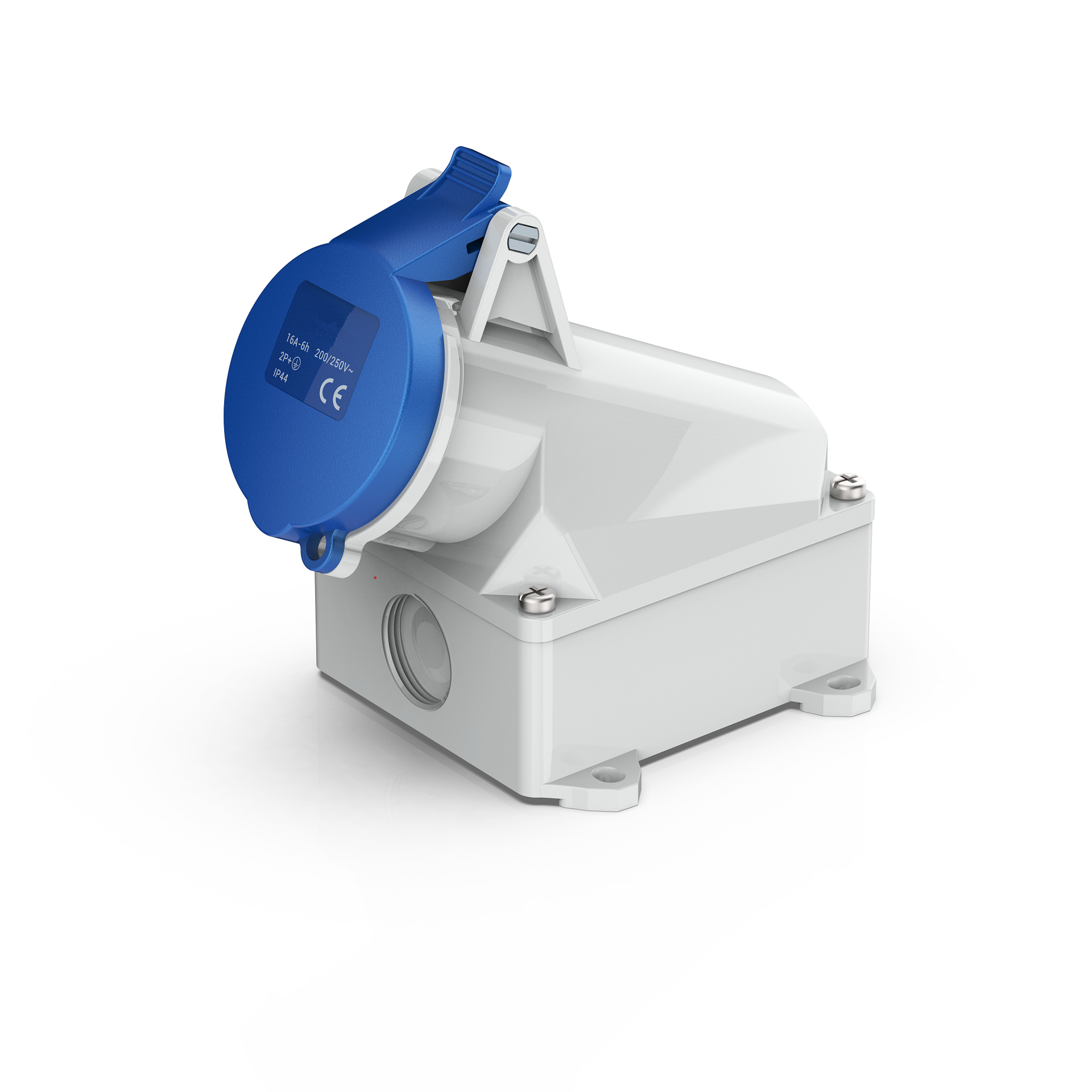 Switchtec IND-163BWMS-IP44 16A 3P 240V Wall Mount Socket IP44