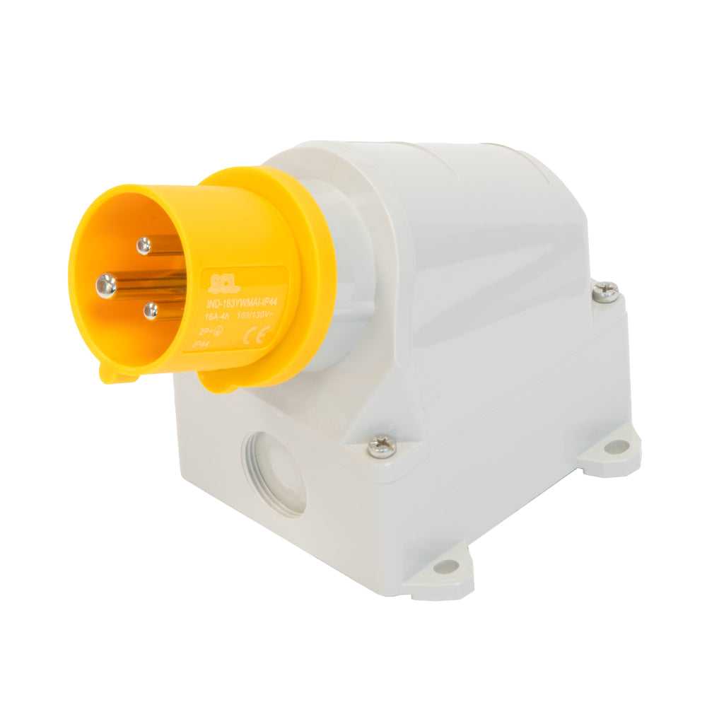 Switchtec IND-163YWMAI-IP44 16A 3P 110V Appliance Inlet IP44