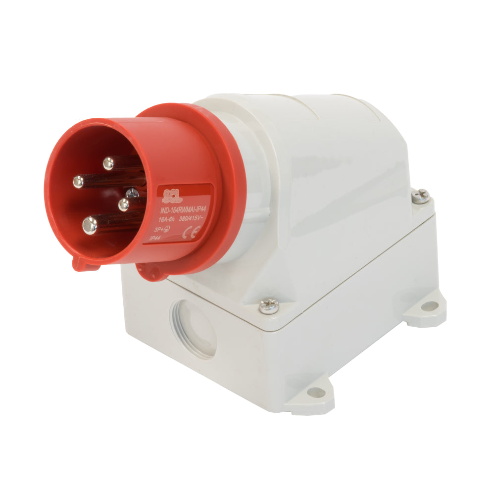 Switchtec IND-164RWMAI-IP44 16A 4P 415V Appliance Inlet IP44