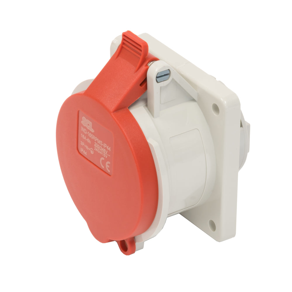 Switchtec IND-165RPMS-IP44 16A 5P 415V Panel Mount Socket IP44