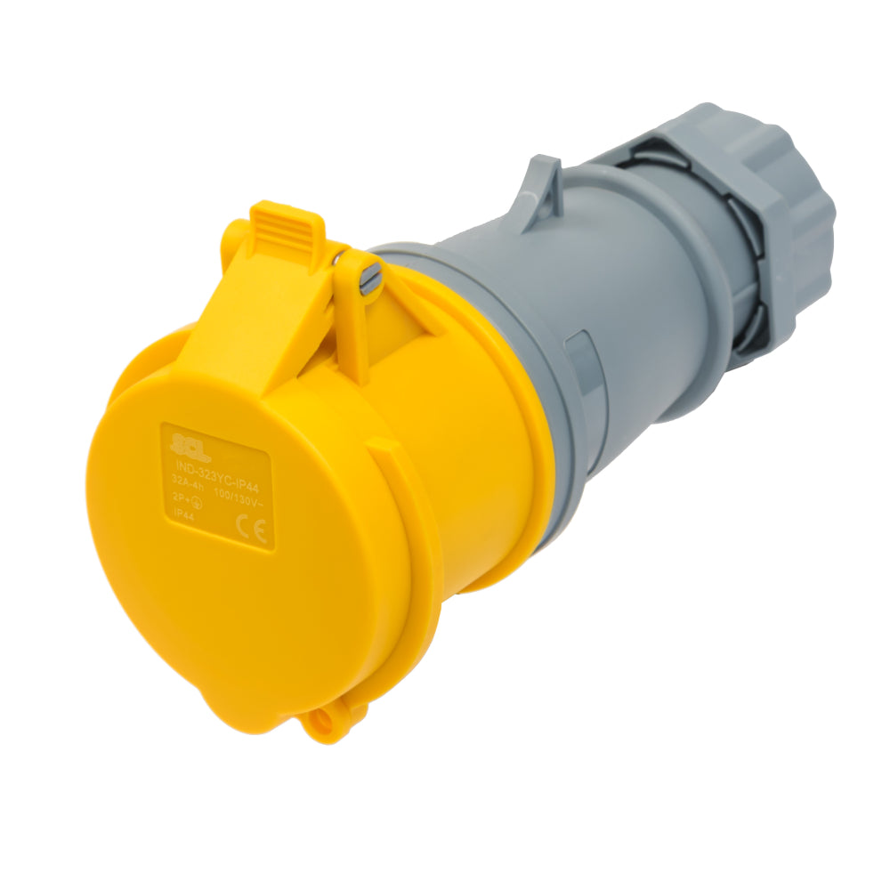 Switchtec IND-323YC-IP44 32A 3P 110V Trailing Socket IP44