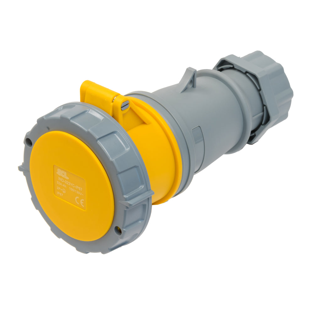 Switchtec IND-323YC-IP67 32A 3P 110V Trailing Socket IP67