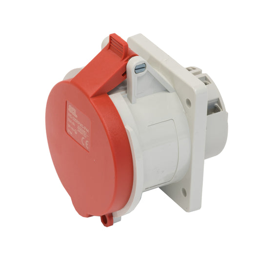Switchtec IND-325RPMS-IP44 32A 5P 415V Panel Mount Socket IP44