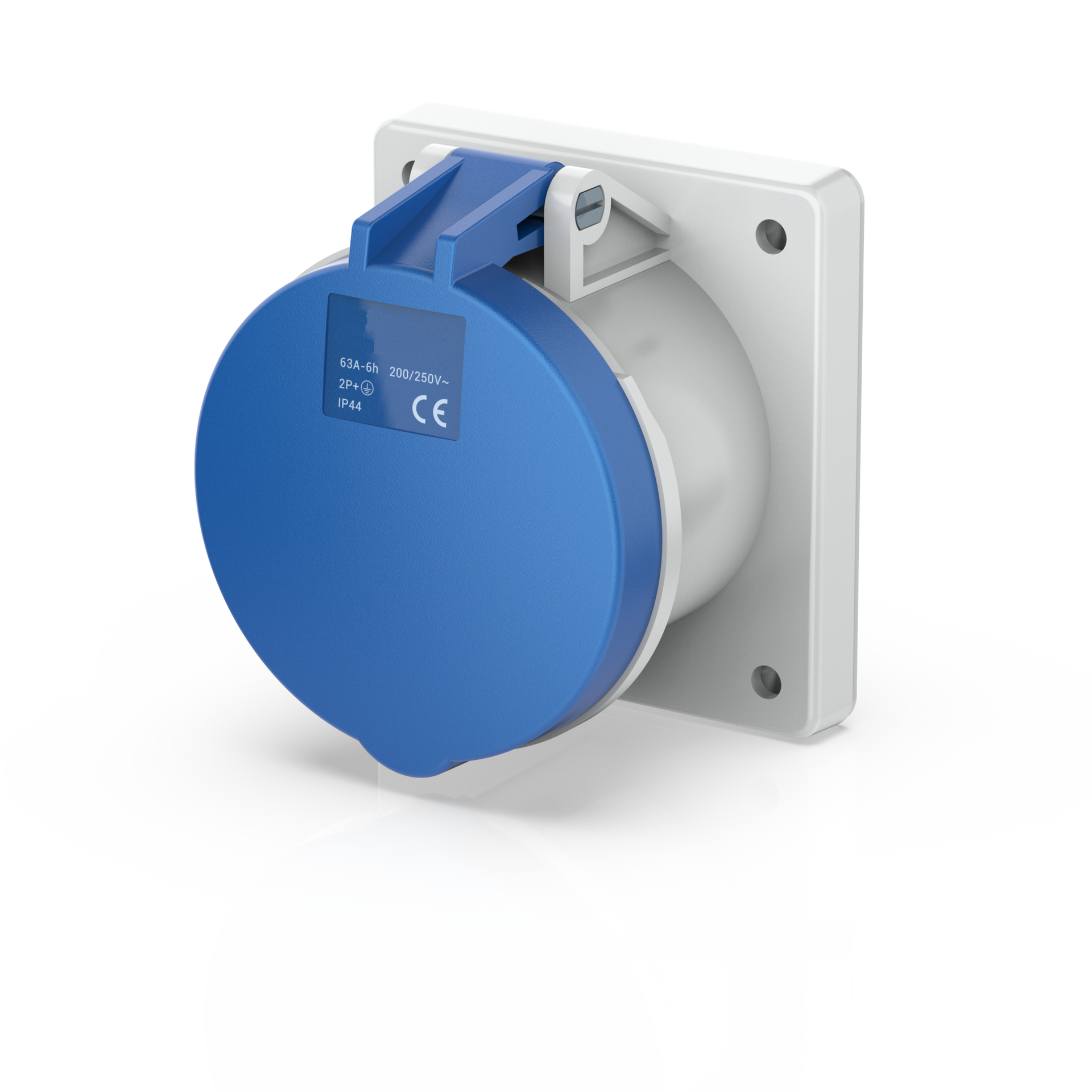 Switchtec IND-163BPMS-IP44 16A 3P 240V Panel Mount Socket IP44