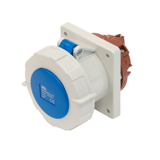 Switchtec IND-633BPMS-IP67 63A 3P 240V Panel Mount Socket IP67