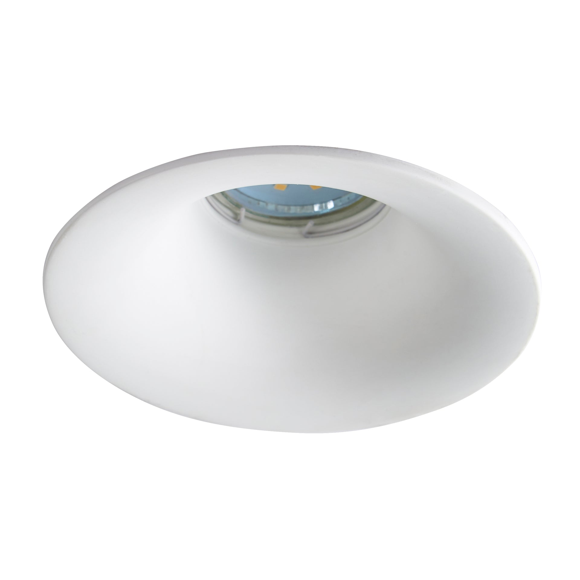 Forum INL-37211 Cabra GU10 Recessed Flush Downlight (Paintable) IP20 White Plaster