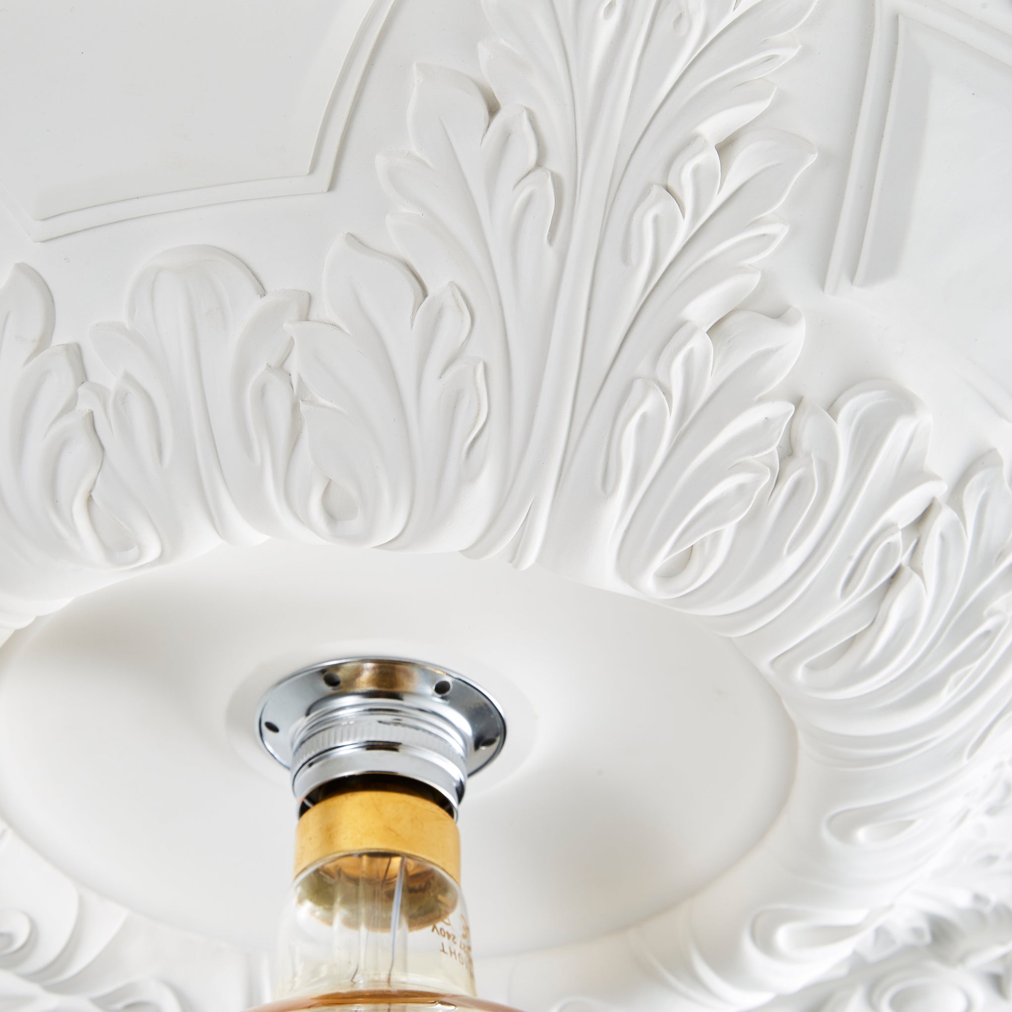 Forum INL-37216 Motril ES Large White Plaster Ceiling Mount