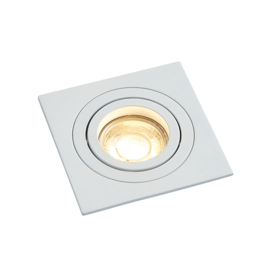 Forum INL-38617-WHI Pasto GU10 Square Tilt Downlight IP20 White