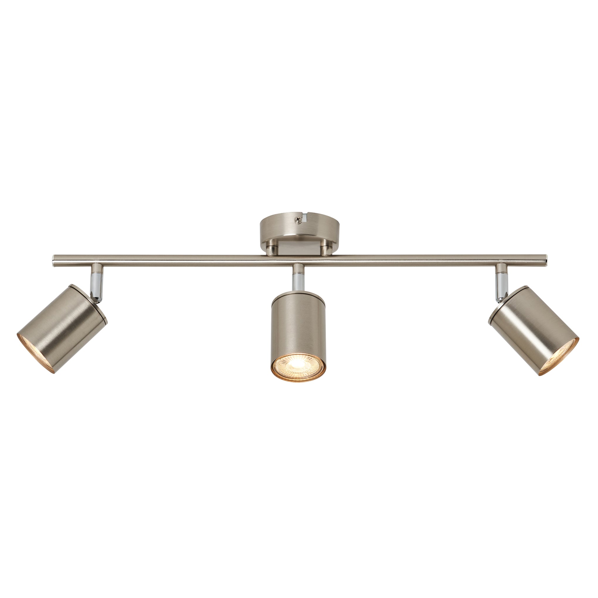 Forum INL-44628-SNIC Joshua 3 x GU10 Contemporary Bar Spotlight IP44 Satin Nickel