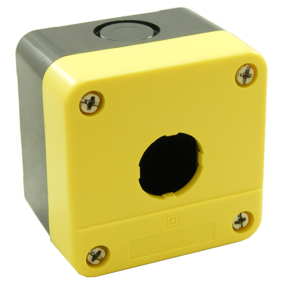 Switchtec IPBE-1-Y SCL 1 Hole Yellow Pushbutton Station IP65