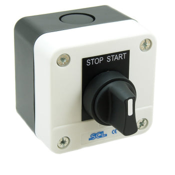 Switchtec IPBS-SS SCL 2 Position Latching Selector Switch Control Station with 1 N/O Contact
