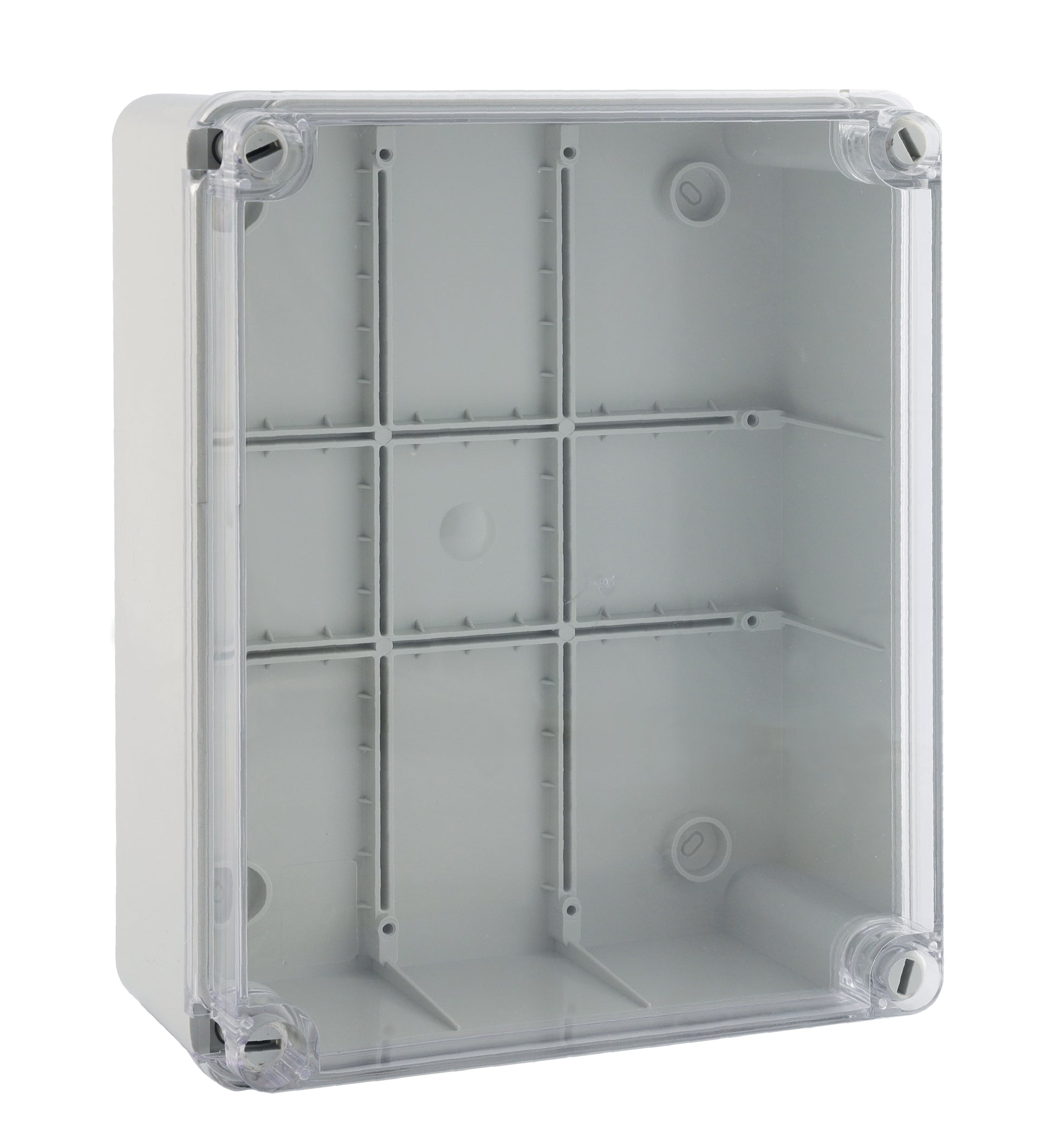 Niglon JBLL252009C 250 x 200 x 90mm ABS Control Box with Transparent Low Lid IP67