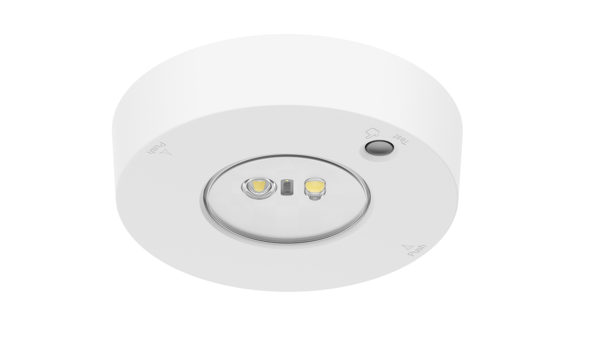 Kosnic JEI02/SST Jeita Duo 2.5W Dual Mode Surface LED Emergency Downlight 6500K White