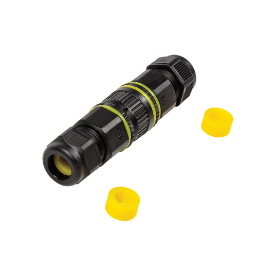 Niglon JOW4PIN 16A 4 Pole Inline Cable Connector Black IP68