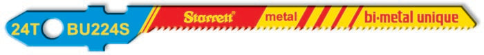 Starrett BU224S-5 24TPI Bi-Metal Unique Metal Cutting Jigsaw Blades Pack of 5