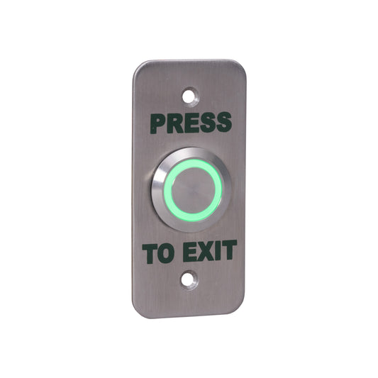 RGL K-AP-ILH-GS/PTE Architrave 'Press To Exit' Button Stainless Steel