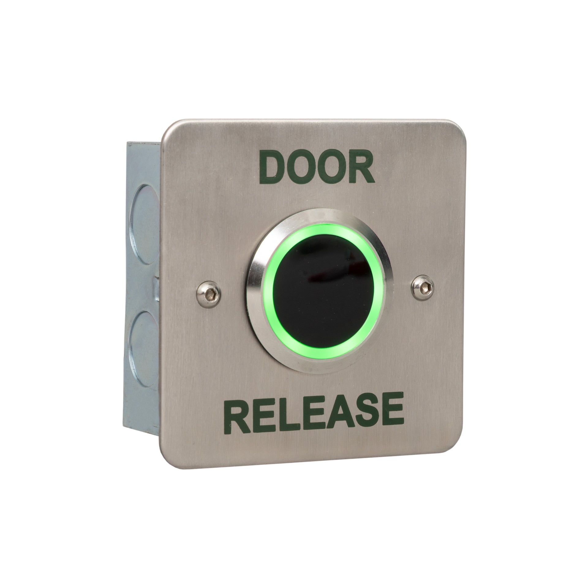 RGL K-EB/TF-DR Touch Free 'Door Release' Exit Button Stainless Steel