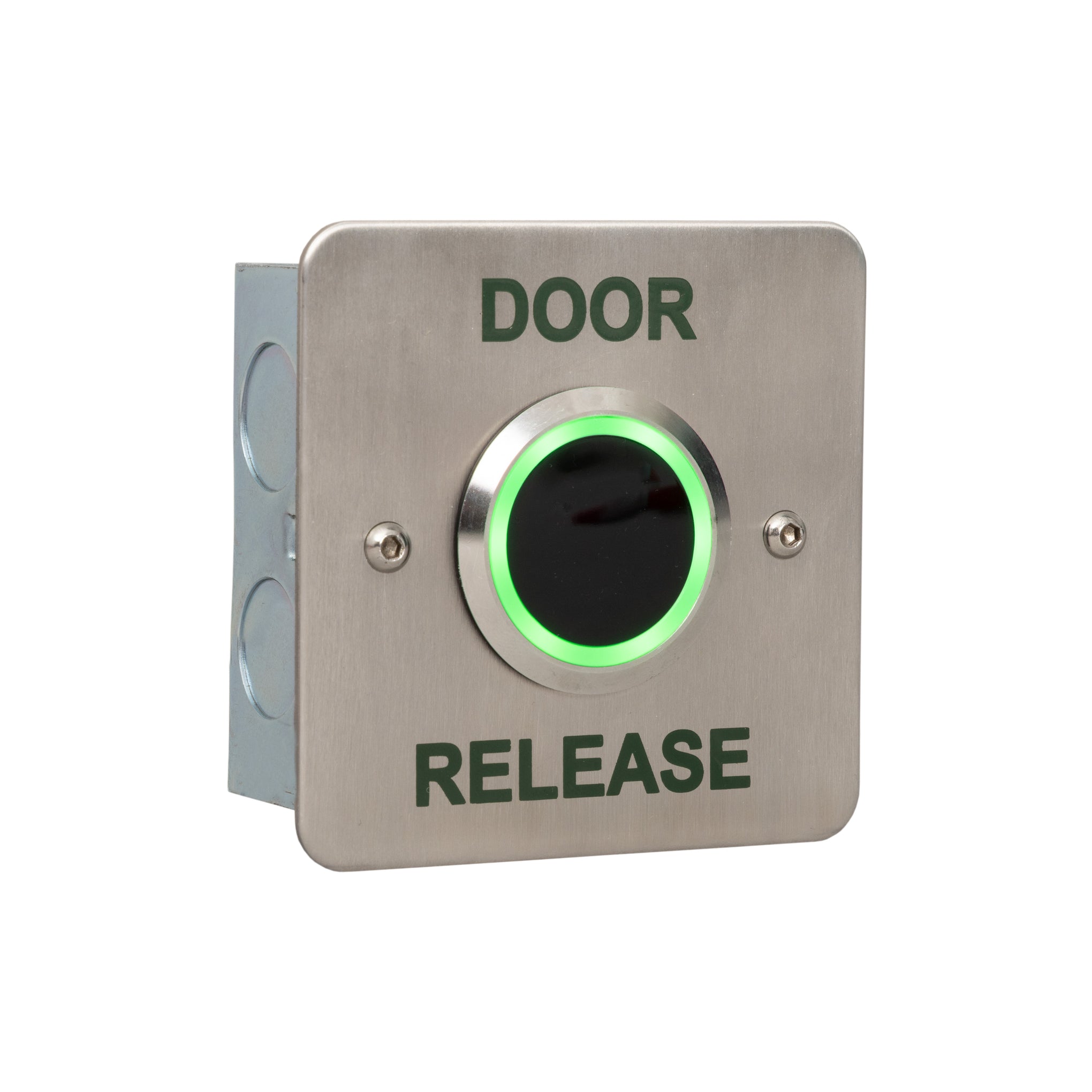 RGL K-EB/TF-DR Touch Free 'Door Release' Exit Button Stainless Steel