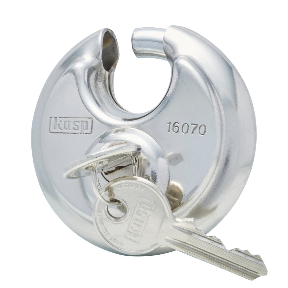CK Kasp K16070D260 70mm Disc Padlock and 260mm Hasp (High Security Level 11)