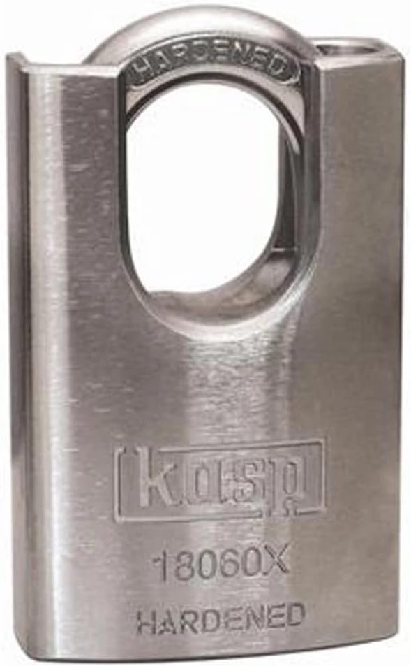 CK Kasp K18060XD 60mm 180 Hardened Steel Close Shackle Padlock (High Security Level 11)