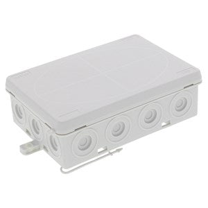 Wiska 10109428 KA 016 125 x 96 x 40mm 18 Entry Polyethylene Installation Box Light Grey IP55