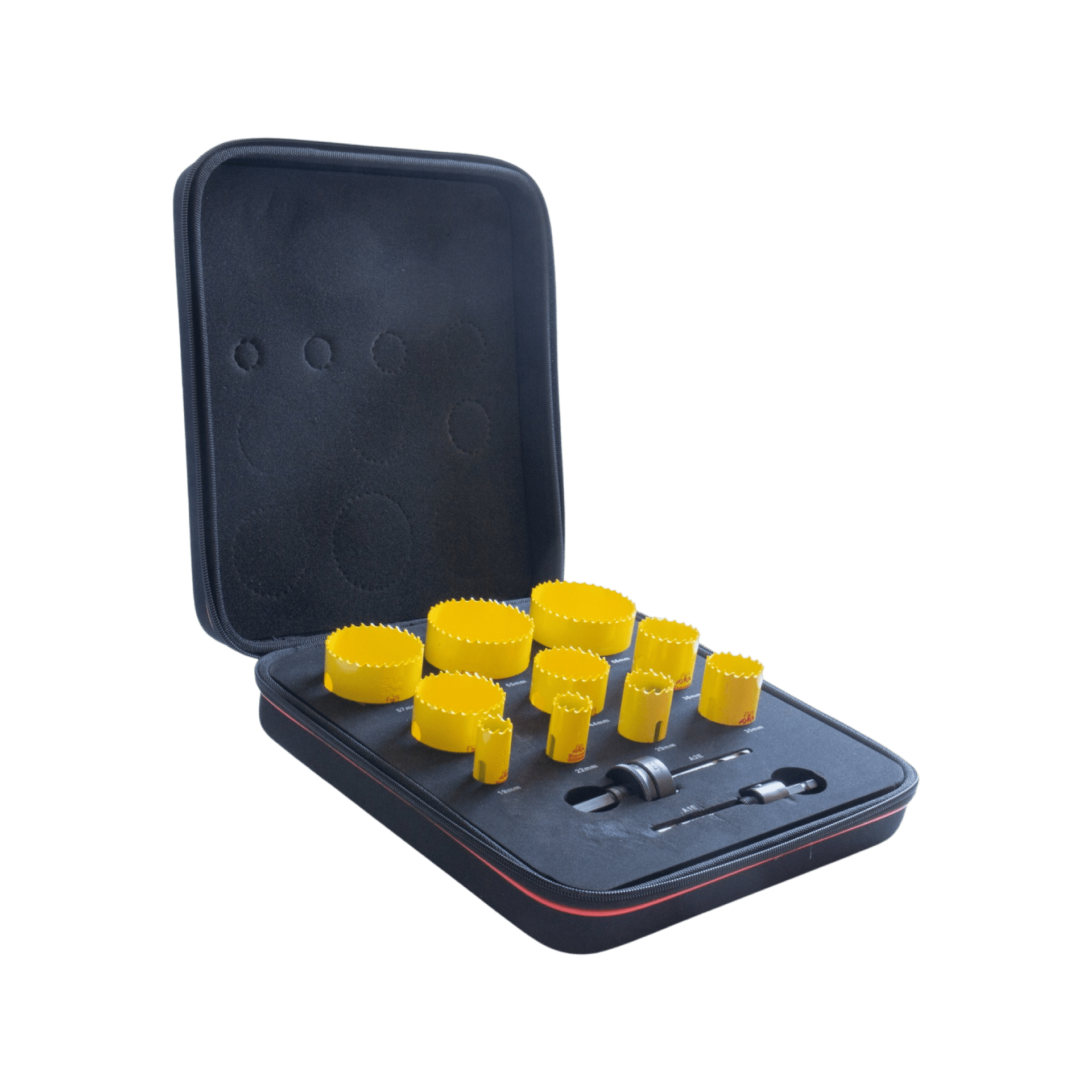 Starrett KDC10022 Plumbers Deep Cut Holesaw Kit 10pc