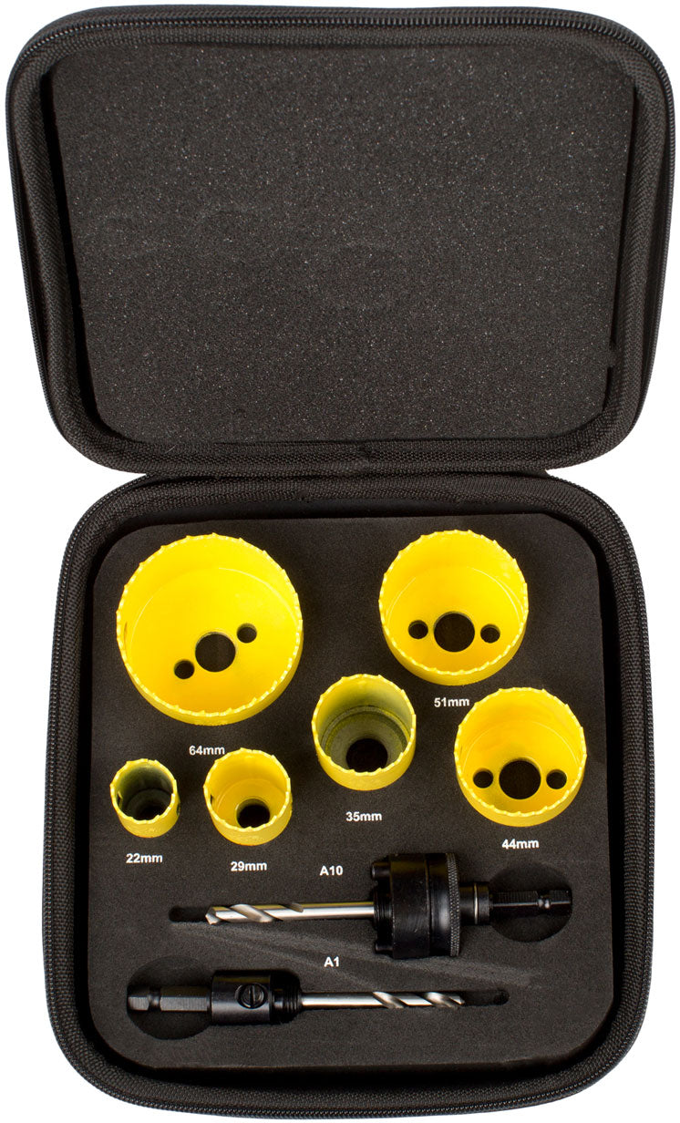 Starrett KDC13021 General Purpose Deep Cut Holesaw Kit 13pc