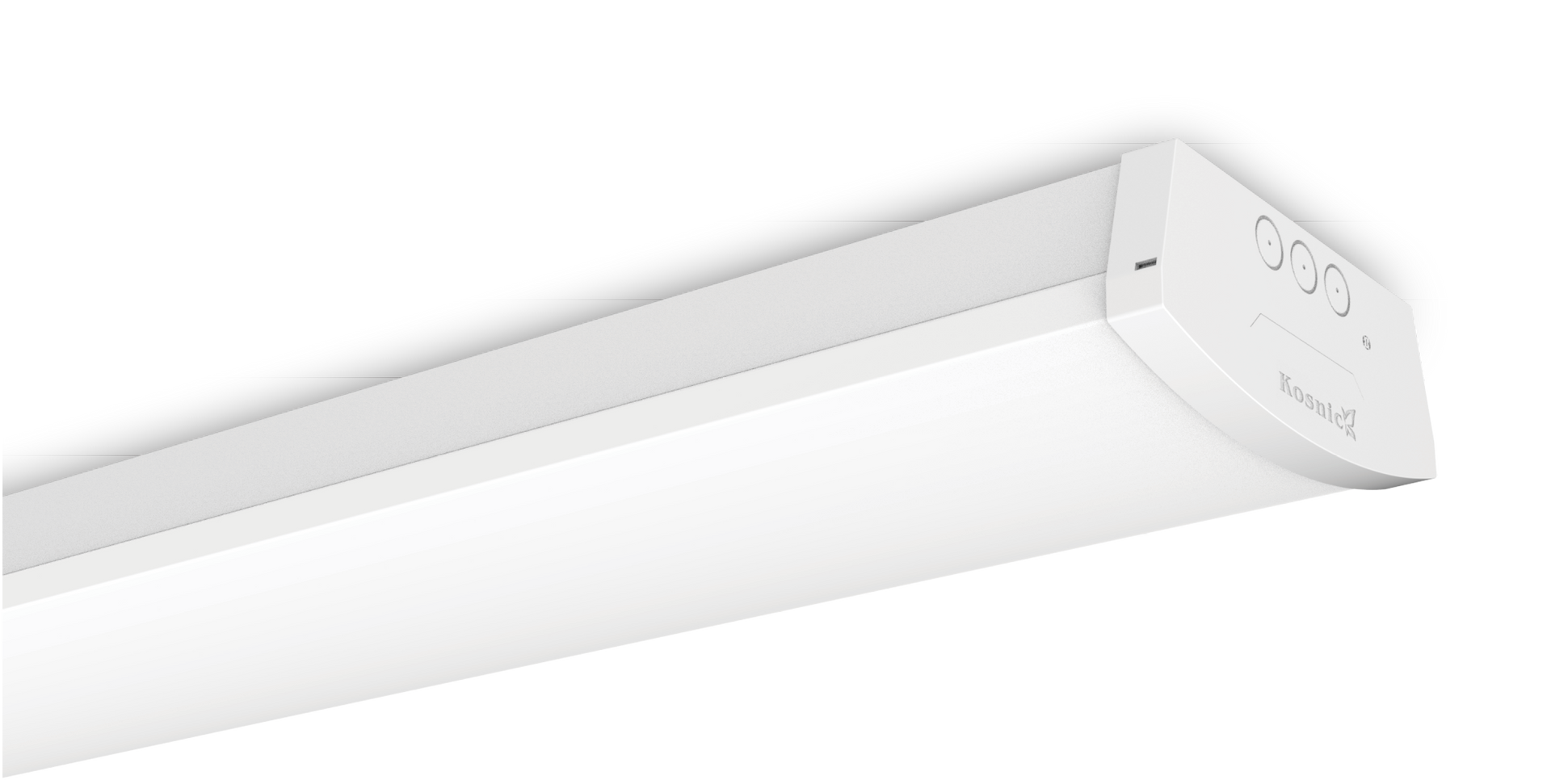 Kosnic KENG24F-W40 Kennet Go 4FT 17-30W Surface LED Batten 4000K White