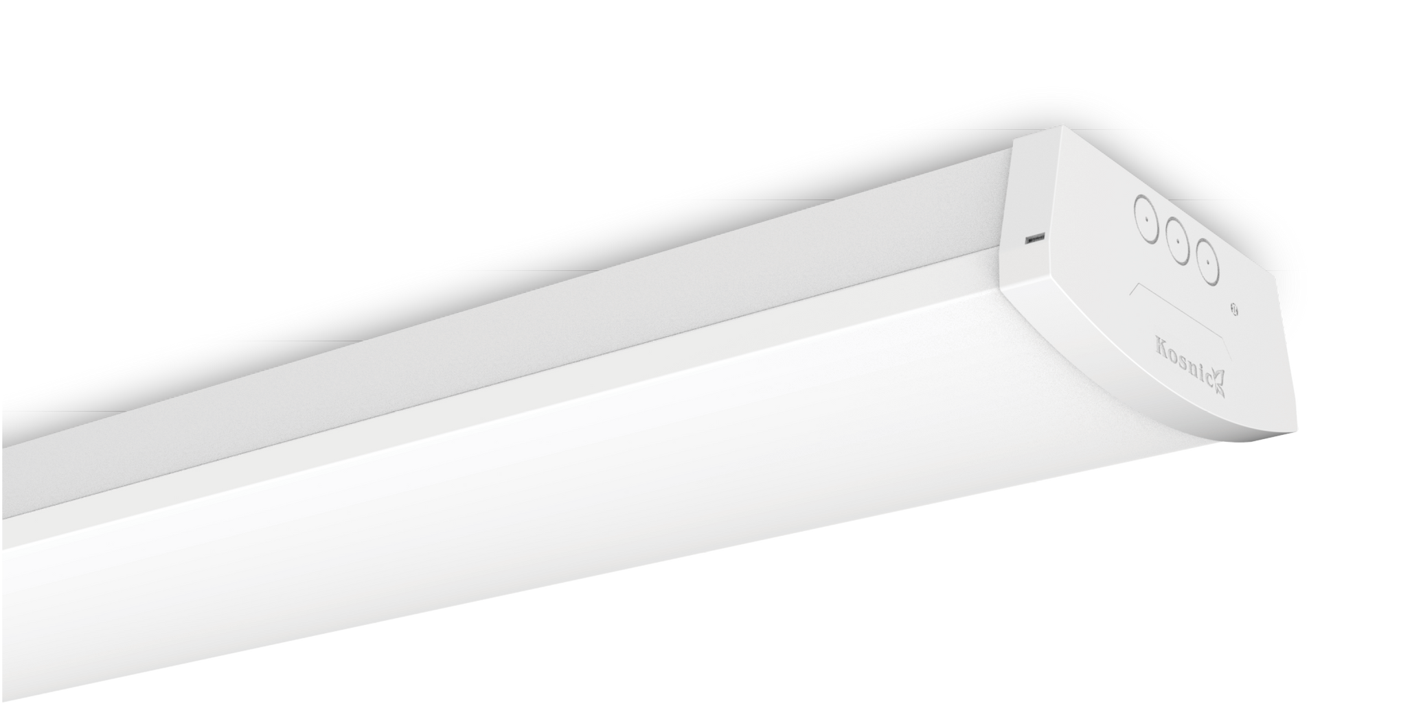 Kosnic KENG24F-W40 Kennet Go 4FT 17-30W Surface LED Batten 4000K White
