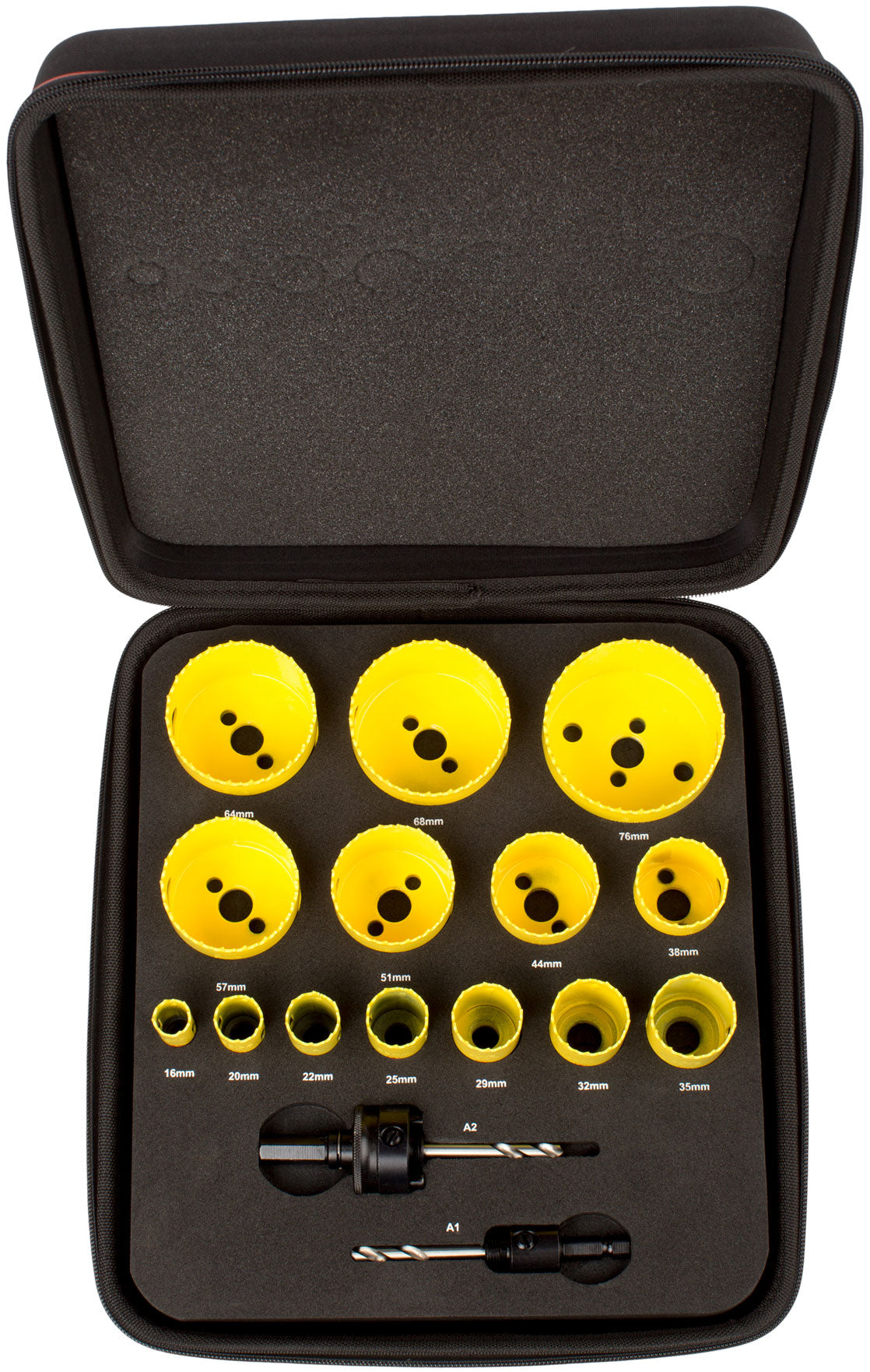 Starrett KFC14021 General Purpose Fast Cut Holesaw Kit 14pc