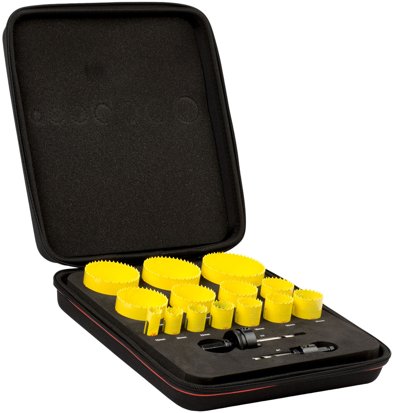 Starrett KFC14021 General Purpose Fast Cut Holesaw Kit 14pc