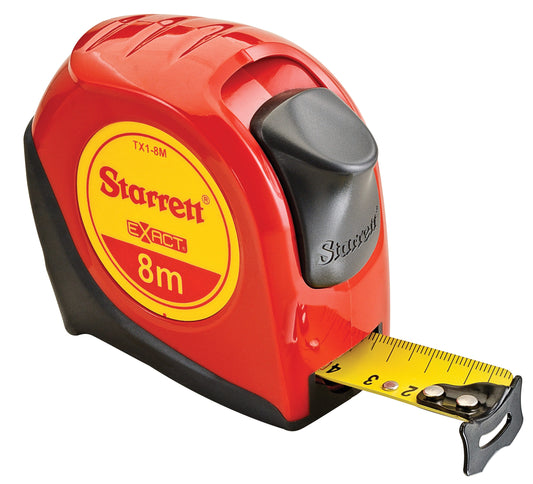 Starrett KTX1-8M-N Exact Pocket Tape Measure 8m