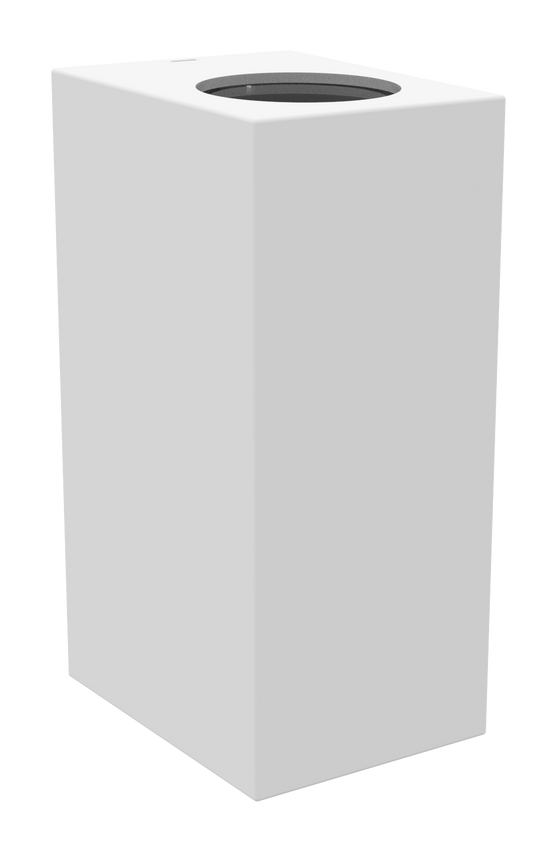 Kosnic KOMR/GU10-WHT Komi Coast 2 x GU10 Square Up / Down Wall Light IP44 White