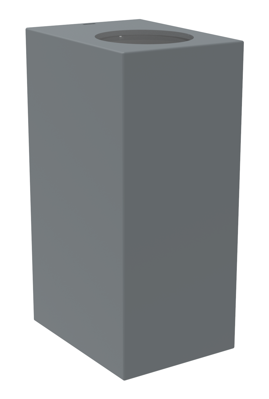 Kosnic KOMR/GU10-GRY Komi Coast 2 x GU10 Square Up / Down Wall Light IP44 Grey