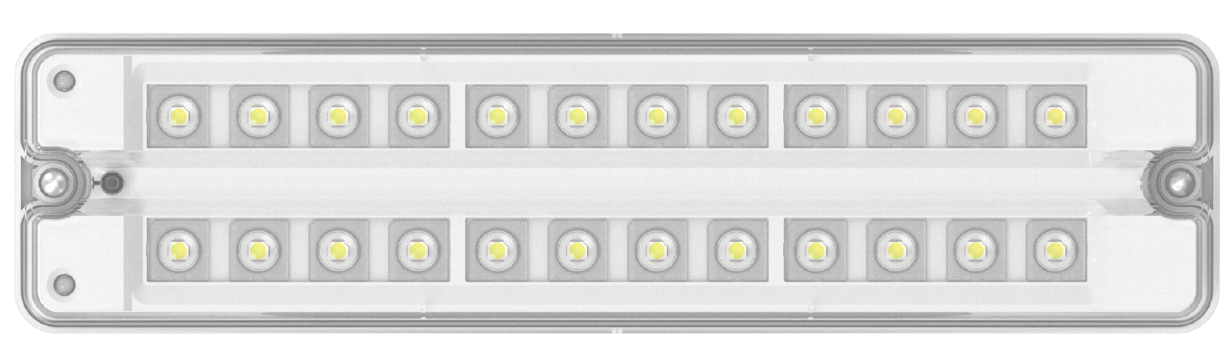 Kosnic KUN0808/SST Kuna Duo 8W Dual Module LED Emergency Bulkhead 6500K IP65 White