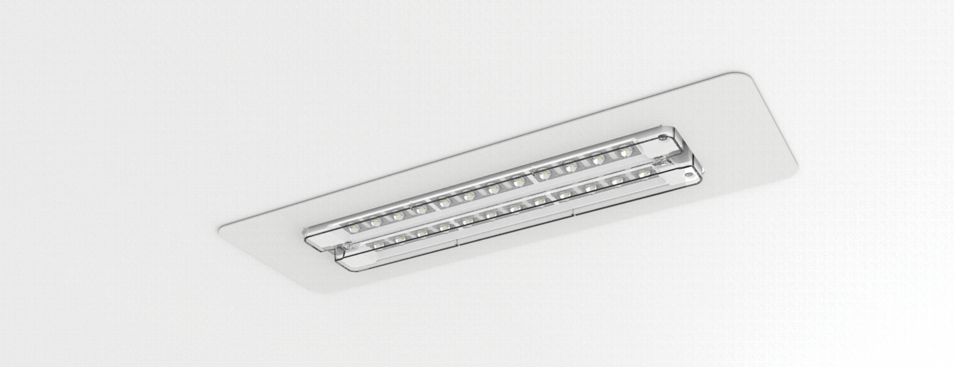 Kosnic KUN0808/SST Kuna Duo 8W Dual Module LED Emergency Bulkhead 6500K IP65 White