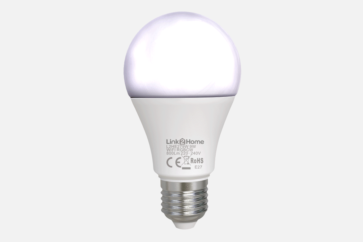 Link 2 Home L2H-E279W 9W ES CCT / RGB LED GLS Lamp