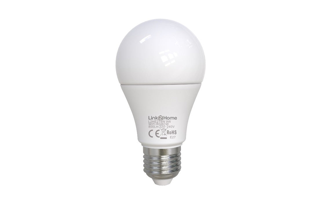 Link 2 Home L2H-E279W 9W ES CCT / RGB LED GLS Lamp
