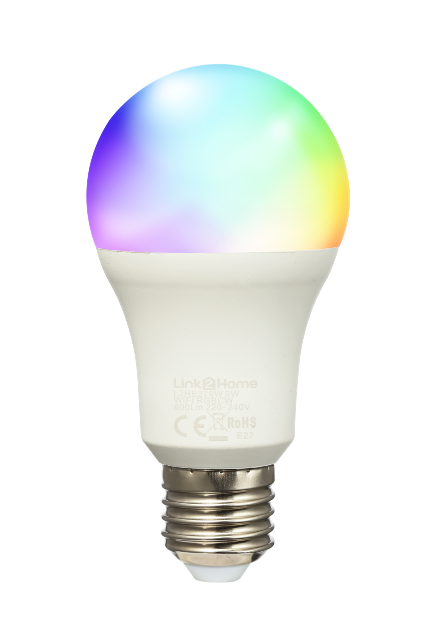 Link 2 Home L2H-E279W 9W ES CCT / RGB LED GLS Lamp
