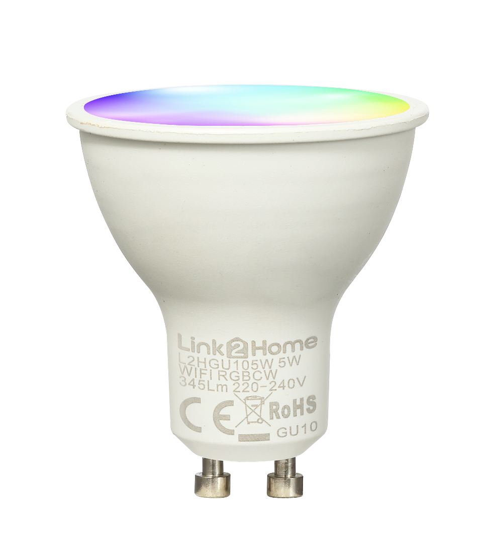 Link 2 Home L2H-GU105W 4.5W LED CCT / RGB LED GU10