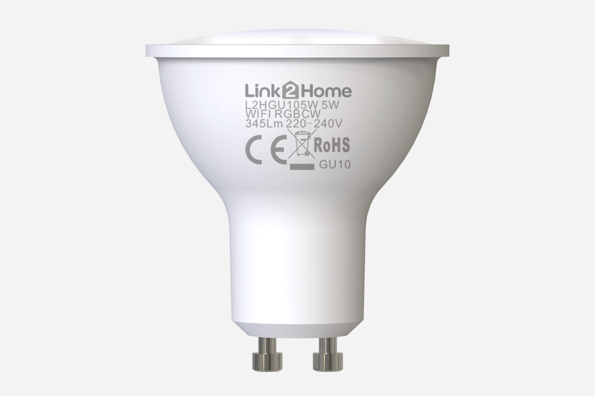 Link 2 Home L2H-GU105W 4.5W LED CCT / RGB LED GU10