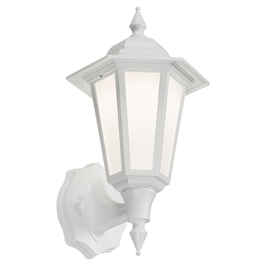 Knightsbridge LANT1W 8W LED White Wall Lantern IP54 4000K