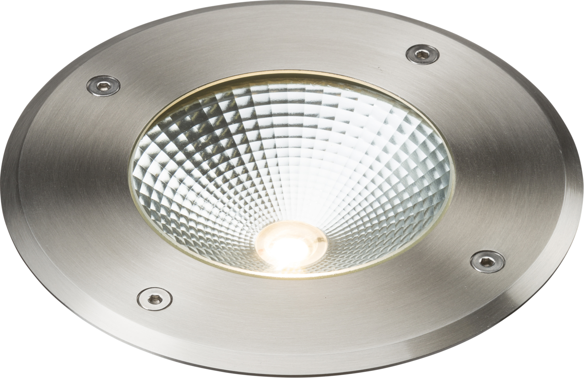 Knightsbridge LDGL9 9W LED Round Groundlight Stainless Steel IP65