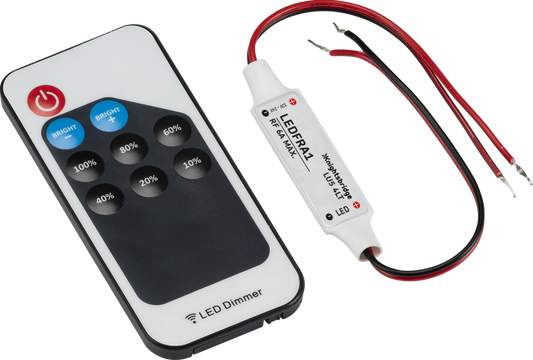 Knightsbridge LEDFRA1 12V / 24V In-Line RF Controller and Remote Dimmer (Single Colour)