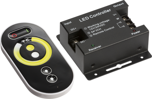 Knightsbridge LEDFRA8 12V / 24V RF Controller and Touch Remote CCT