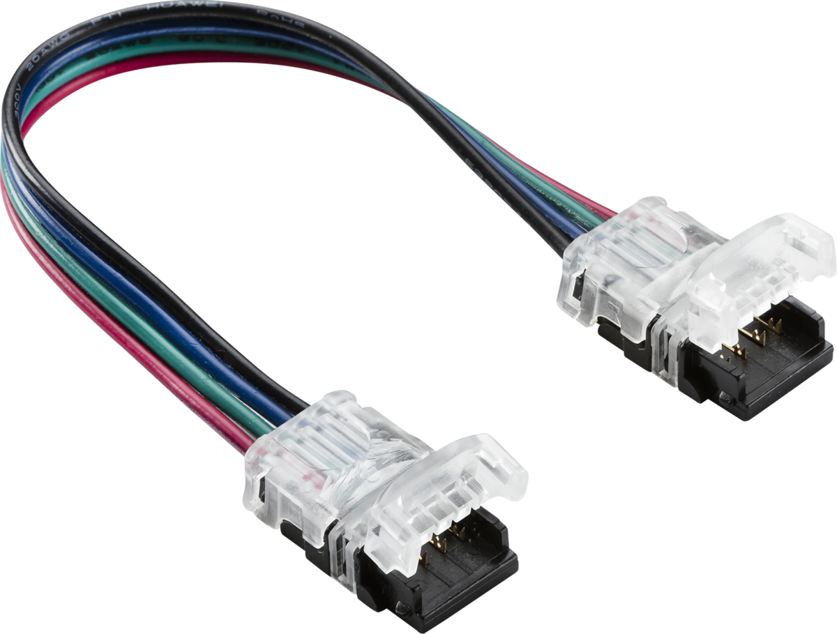 Knightsbridge LFCON4FX 12V / 24V LED Flex Strip to Strip 150mm Connector RGB / CCT