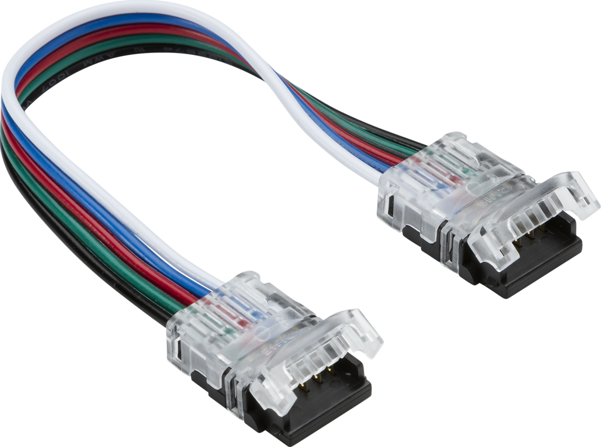 Knightsbridge LFCON5FX 12V / 24V LED Flex Strip to Strip 150mm Connector RGBW