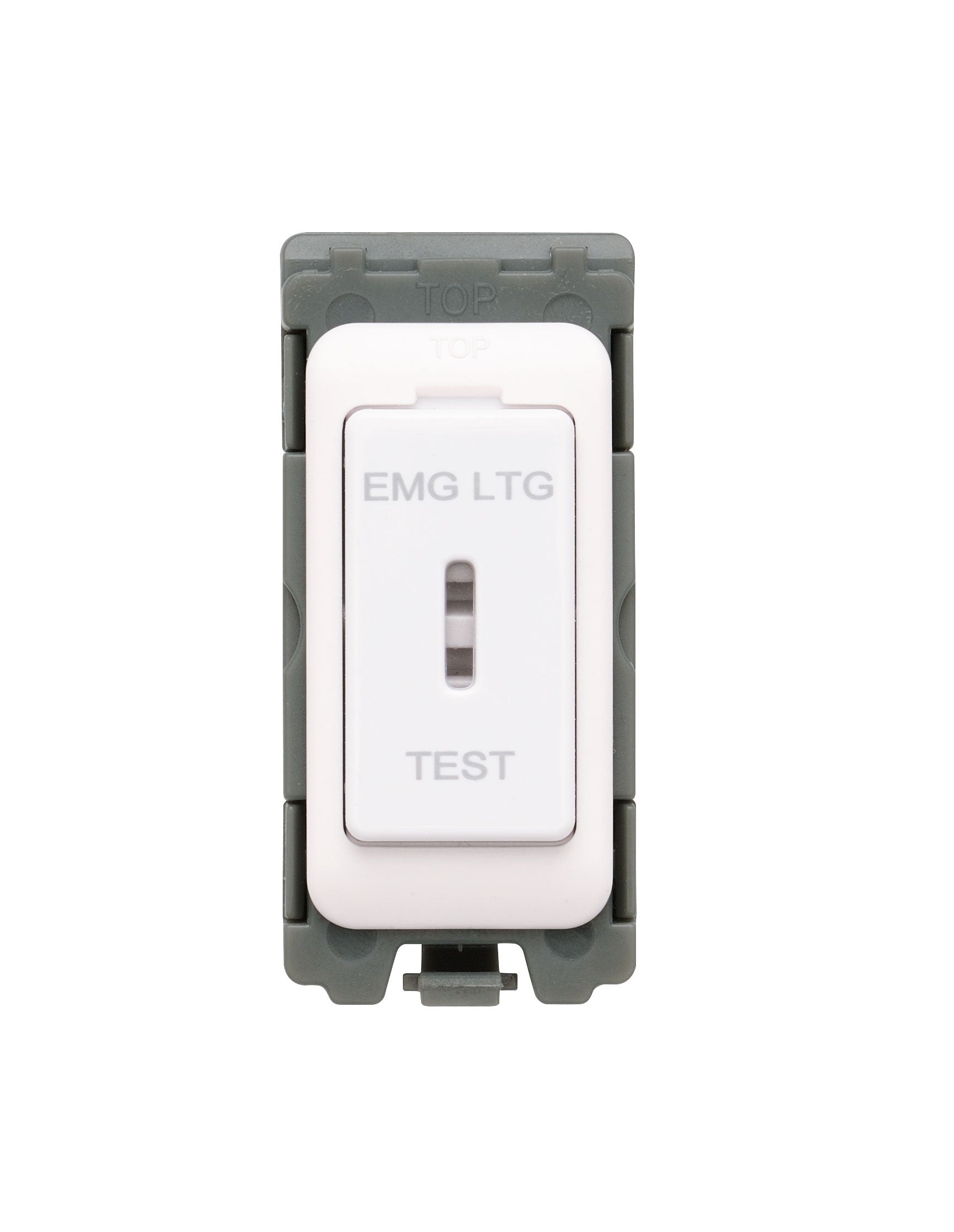 Niglon M2-12EL 20A 2 Way Emergency Lighting Keyswitch Module White Moulded